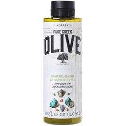 Pure Greek Olive Gel Douche Sel de Mer 250ml