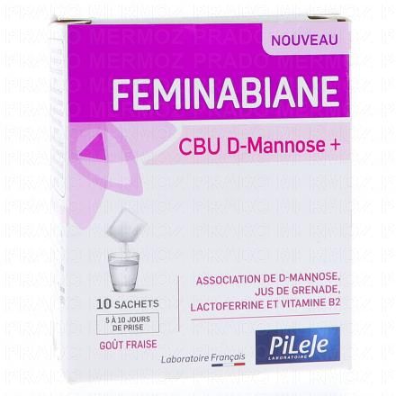 Feminabiane - CBU D-Mannose + x10 Sachets à Diluer