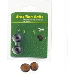 Taloka Brazilian Balls Intimate Gel Chocolate 2uds