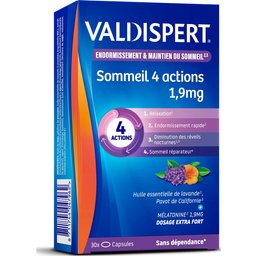 Valdispert Sommeil 4 Actions 1,9mg 30 Capsules