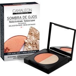 Fard à Paupières Pêche + Beige 2 x 2.3g
