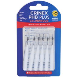 Crinex - PHB Plus - Brossette interdentaire cylindrique compacte. cylindrique plus