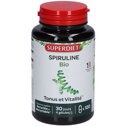 Spiruline BIO -120 gélules