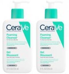 Gel Nettoyant Visage à l'Acide HyaluroniqueFormat Duo - 2 Flacons de 236 ml - Lot 2 x 236 ml