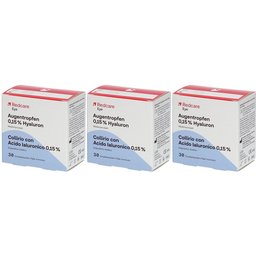 Redcare Collyre avec 0,15 % d'acide hyaluronique