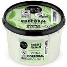 Crema Corporal Antioxidante Matcha y Albahaca 250ml
