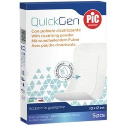 QuickGen Pansement Cicatrisant 10x12cm 5uts