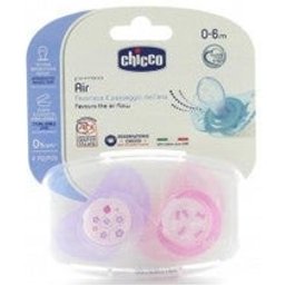 Sucette Physio Air Silicone 0-6m Rose 2unid 2unid