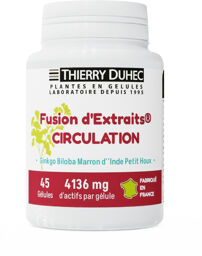 Fusion d'Extraits® Circulation : Conditionnement - 45 gélules