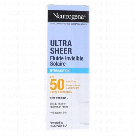 Ultra Sheer - Fluide Invisible Hydratation SPF50 50ml