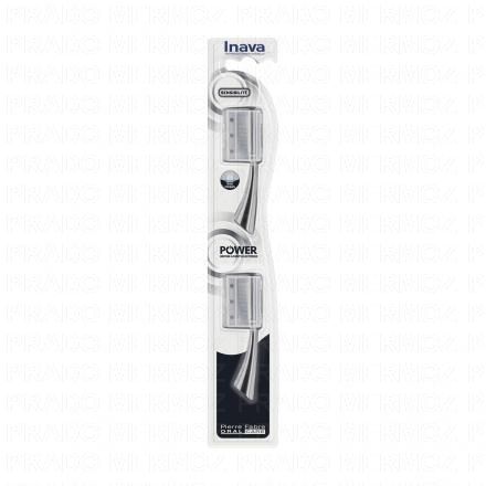 Hybrid Timer Recharge de brosse à dents électrique x2 noir
