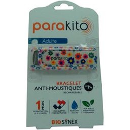 Bracelet Anti-moustiques Adulte Fun Fleur 1ut