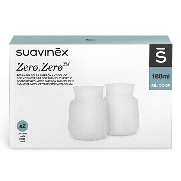 Poches De Rechange Biberon Anti-Colique Zerø.Zerø 180Ml