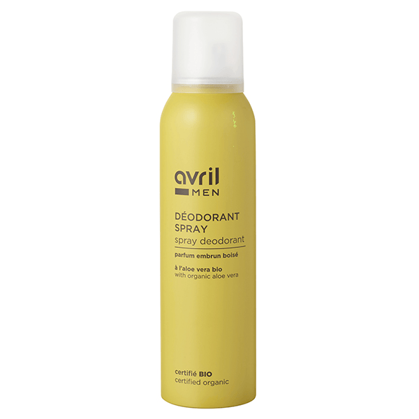 Cosmétiques Déodorant Spray Homme Certifié Bio 150ml