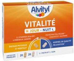 Vitalité 20 Comprimés Jour + 20 Comprimés Nuit - Boîte 20 Comprimés Jour + 20 Comprimés Nuit
