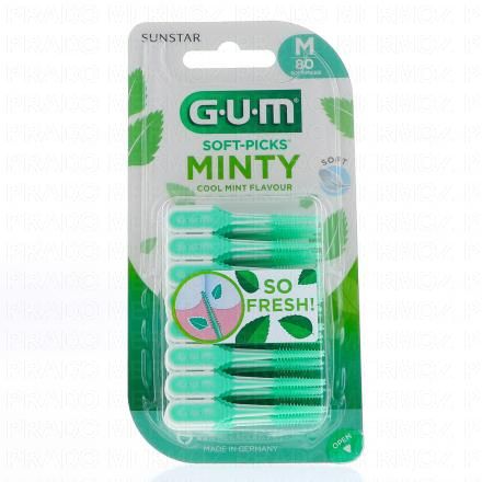 Soft-Picks Comfort Flex bâtonnet interdentaire Médium x80