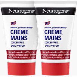 Crème Mains Hydratation 24h Peaux Très Sèches 2x50 ml