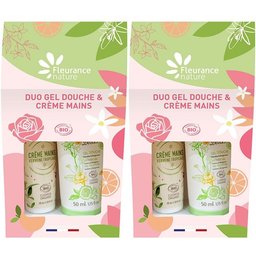 Fleurance Duo Gel Douche et Crème Mains Verveine