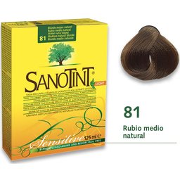 Sanotint Tinte Sensitive 81 Rubio Medio Natural 125ml *
