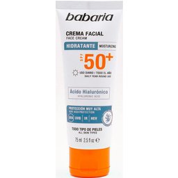 Crème Visage Hydratante Spf50+ Acide Hyaluronique 75ml