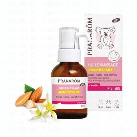 PranaBB Huile de massage amande douce 30ml