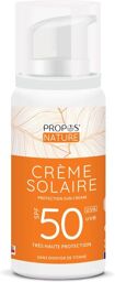 Crème Solaire Bio SPF50 – Très Haute Protection – 100 ml