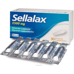 Sellalax 2500Mg Supp Glic 30Pcs