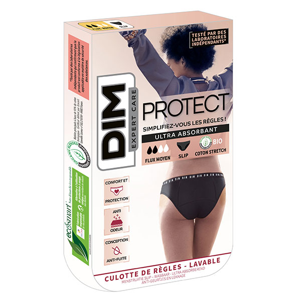 Protect Culotte de Règles Forme Slip Flux Moyen Taille 32/34