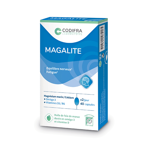 Magalite Stress et Fatigue 40 capsules