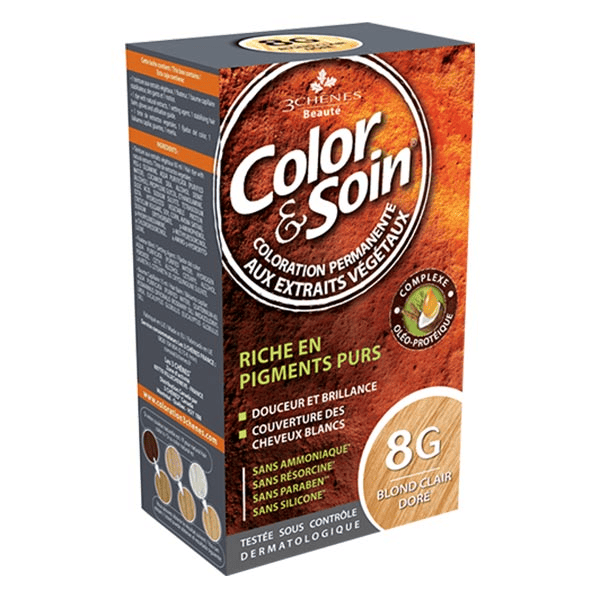 Color & Soin Coloration Permanente N°8G Blond Clair Doré