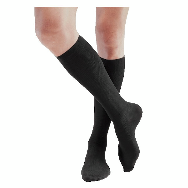 Venactif Homme Confort Tech Tencel Chaussettes Classe 3 Long Taille 3 Noir