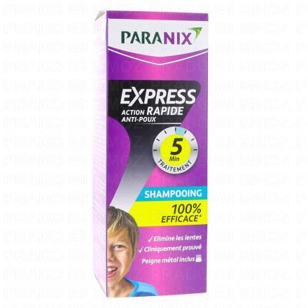 Express 5mn Shampoing anti-poux 200ml + Peigne métal inclus