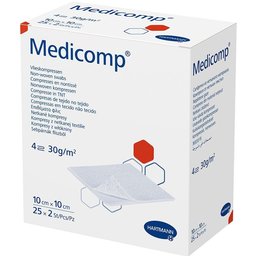 Medicomp® Compresses stériles non tissées 10 x 10 cm 4 couches