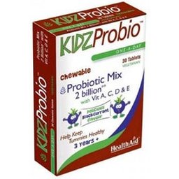 Health Aid Kidzprobio 2 Milliards + Vitamines 30 Chewables