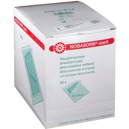 Nobasorb® Compresse absorbante stérile 10 x 15 cm