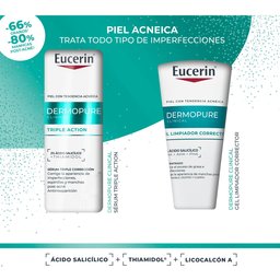 Coffret Dermopure Sérum Triple Action 40ml + Gel Nettoyant Correcteur 75ml