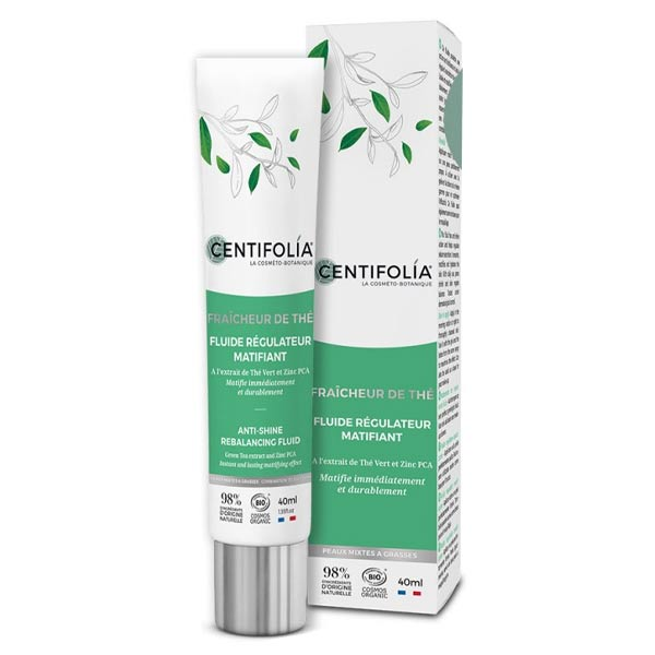 Fraîcheur de Thé Fluide Régulateur Matifiant Bio 40ml