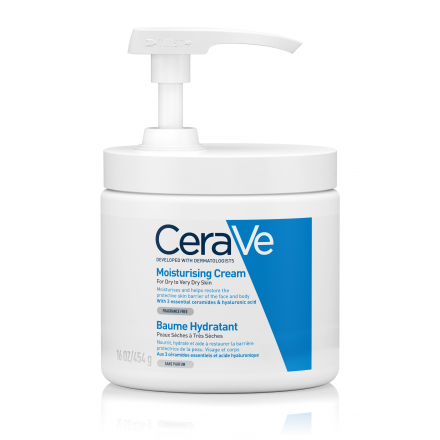 Baume hydratant Peaux sèches à très sèches pot pompe 454g
