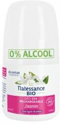 Déodorant Rechargeable Jasmin Bio - Flacon-Bille 50 ml