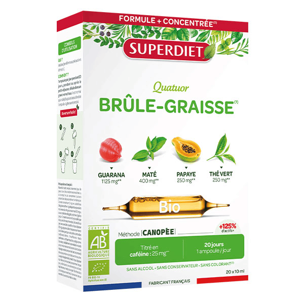 Quatuor Brûle-Graisse 20 ampoules