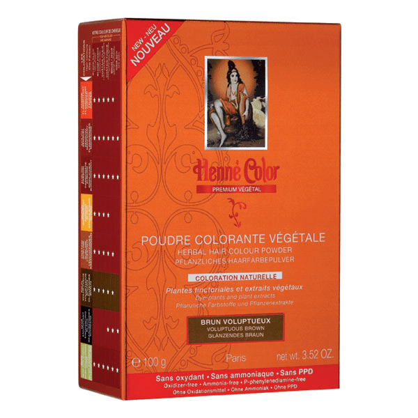 Henne Color Poudre Colorante Brun Voluptueux 100g
