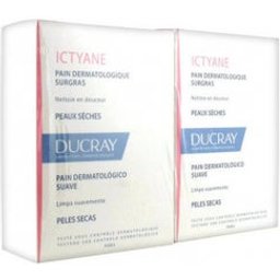 Ictyane Pain dermatologique Surgras sans Savon lot de 2x100g
