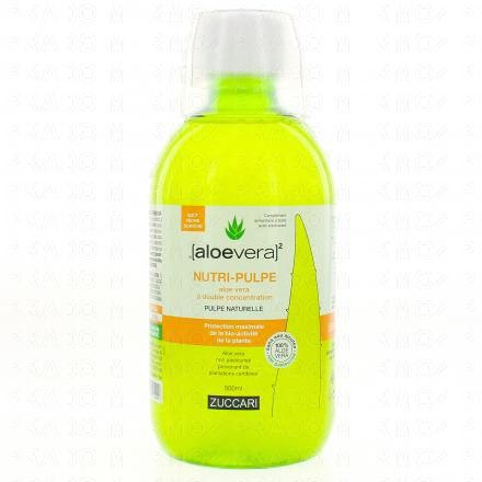 Aloe Vera Nutri-Pulpe gout pêche blanche 500ml