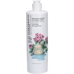 Eau nettoyante à la rose et au géranium