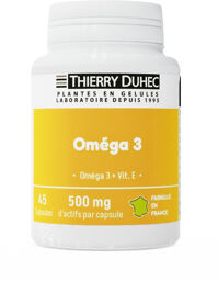 Oméga 3 à 55 % : Conditionnement - 180 capsules