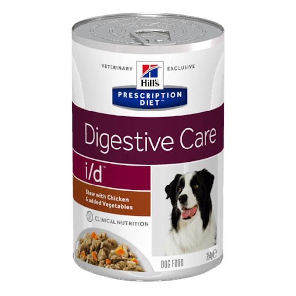 Prescription Diet Canine I/D Digestive Care Aliment Humide Poulet 12 x 354g