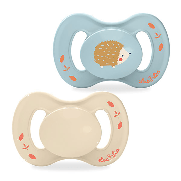Sucette Nature Anatomique 0-6m Hérisson Lot de 2
