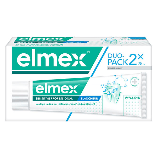 Sensitive Professional Blancheur Dentifrice Lot de 2 x 75ml