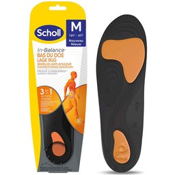 Semelles In-Balance Anti-douleur Bas du Dos Taille M 40-42