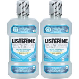 Bain de Bouche Listerine® Traitement Professionnel Protection Émail et Sensibilité